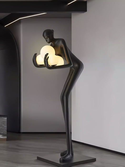 Embrace of Light Sculpture Floor Lamp - Simprolos