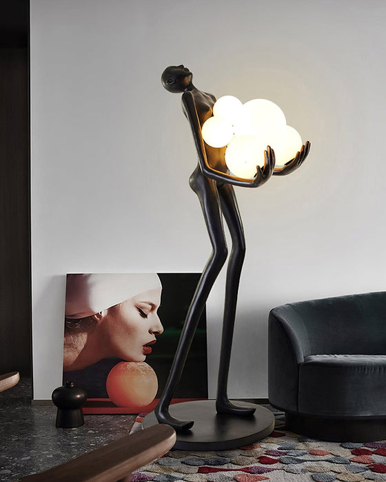Embrace Sculpture Floor Lamp - Simprolos