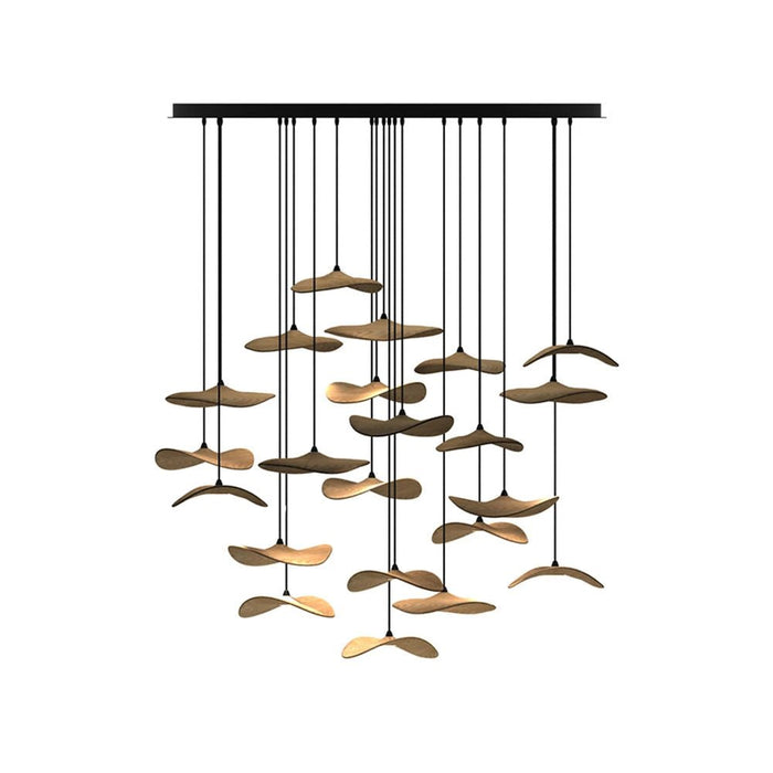 Empty Leaf Chandelier - Simprolos