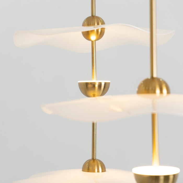 Envolee Double Biscuit Pendant Light - Simprolos