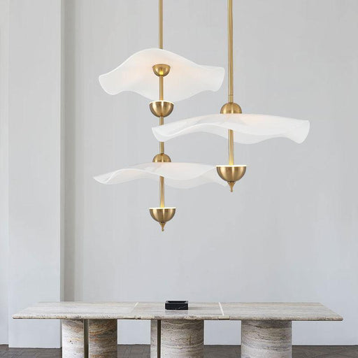 Envolee Double Biscuit Pendant Light - Simprolos