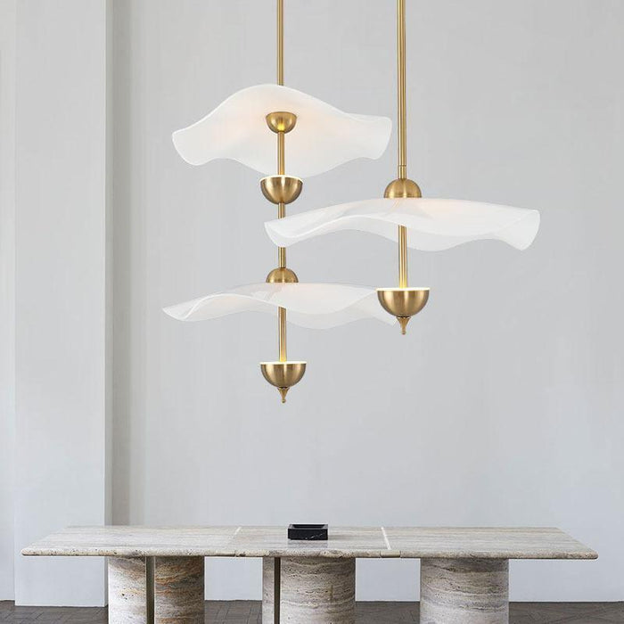 Envolee Double Biscuit Pendant Light - Simprolos