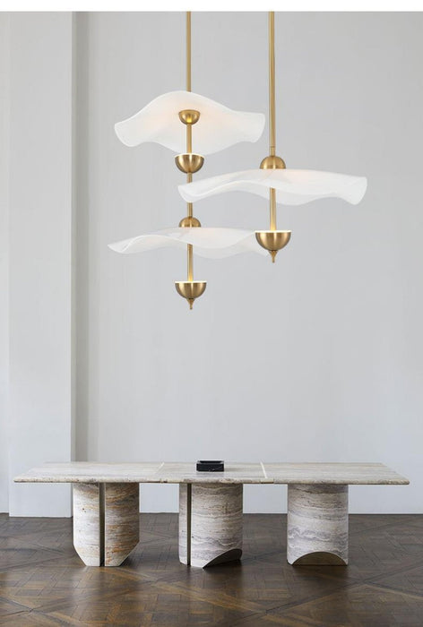 Envolee Double Biscuit Pendant Light - Simprolos