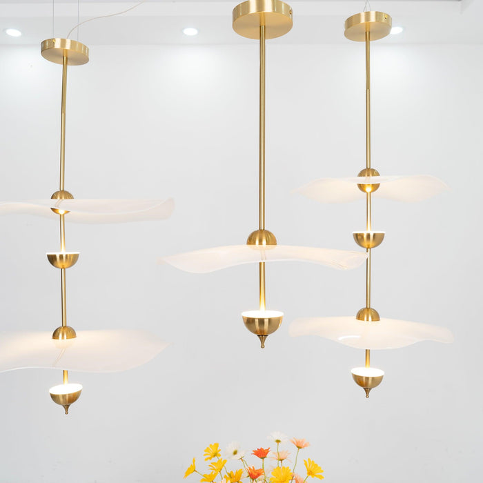 Envolee Double Biscuit Pendant Light - Simprolos
