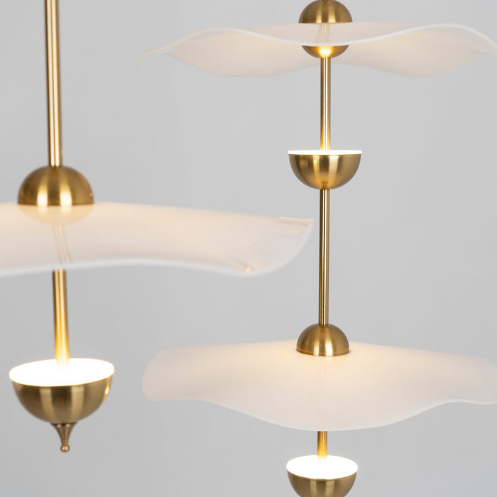 Envolee Double Biscuit Pendant Light - Simprolos