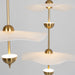 Envolee Double Biscuit Pendant Light - Simprolos