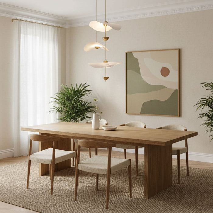 Envolee Double Biscuit Pendant Light - Simprolos