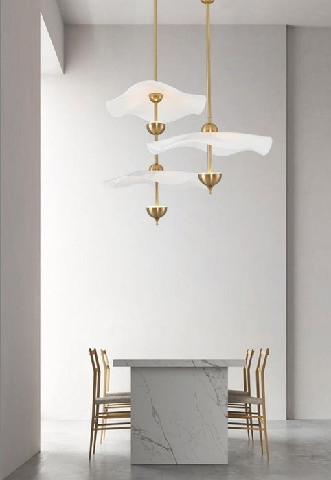 Envolee Double Biscuit Pendant Light - Simprolos