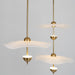 Envolee Double Biscuit Pendant Light - Simprolos