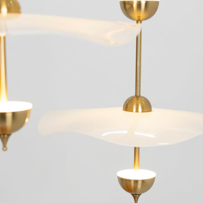 Envolee Double Biscuit Pendant Light - Simprolos