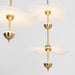 Envolee Double Biscuit Pendant Light - Simprolos