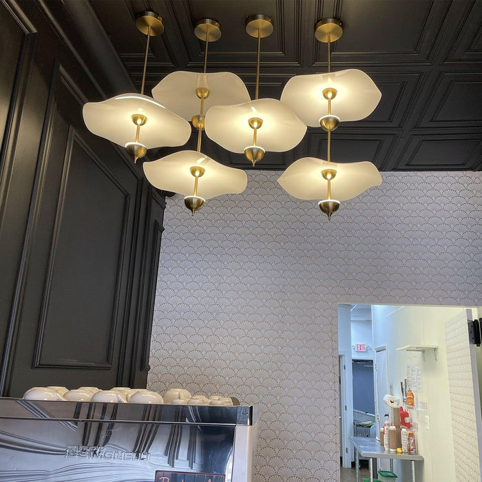 Envolee Double Biscuit Pendant Light - Simprolos