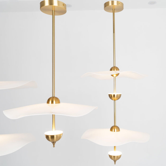 Envolee Double Biscuit Pendant Light - Simprolos