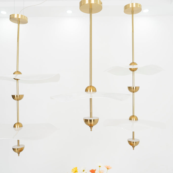 Envolee Double Biscuit Pendant Light - Simprolos