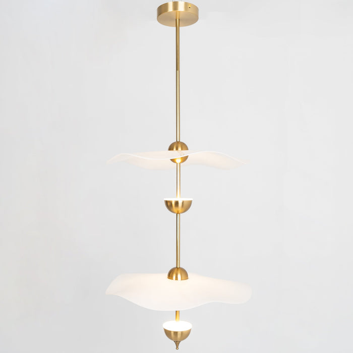 Envolee Double Biscuit Pendant Light - Simprolos