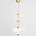 Envolee Double Biscuit Pendant Light - Simprolos