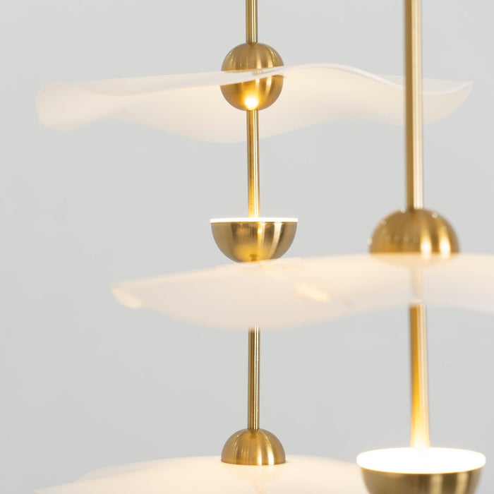 Envolee Double Biscuit Pendant Light - Simprolos