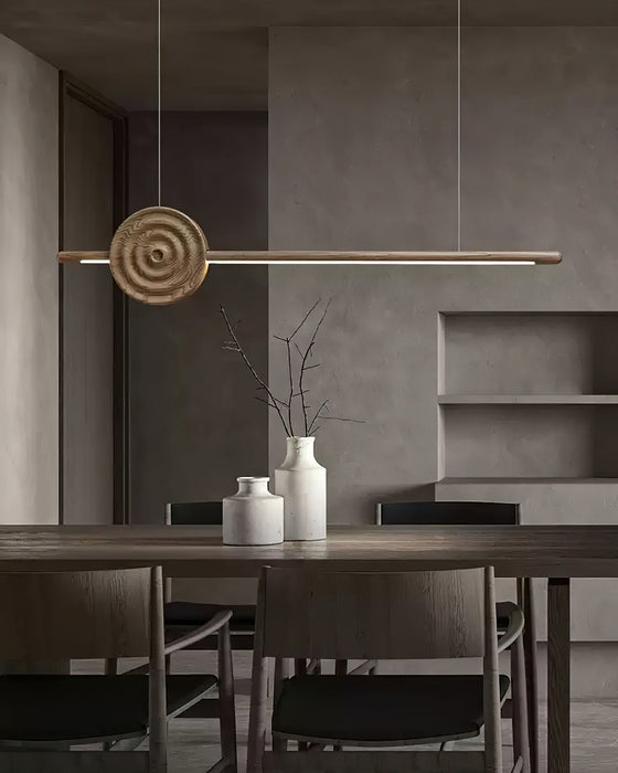 Erhu Wood Chandelier - Simprolos