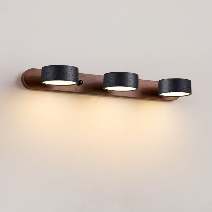 Black Travertine Duo Wall Light Simprolos
