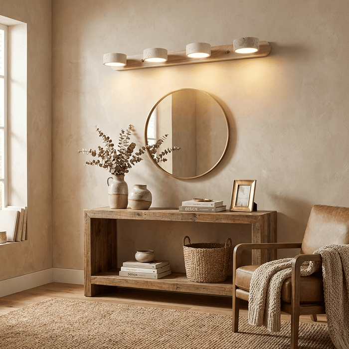 Travertine Duo Wall Light Simprolos