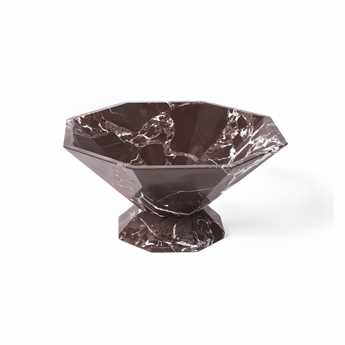 Facet Pedestal Bowl Storage Tray - Simprolos