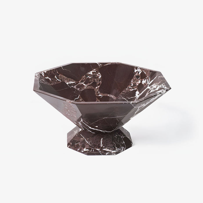 Facet Pedestal Bowl Storage Tray - Simprolos