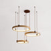 Celestial Orbit Travertine Chandelier Simprolos