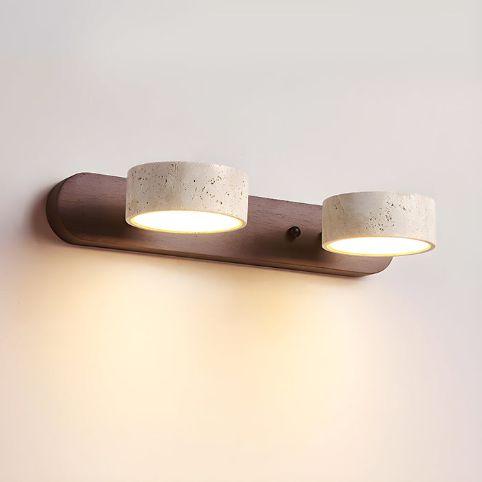 Travertine Duo Wall Light Simprolos