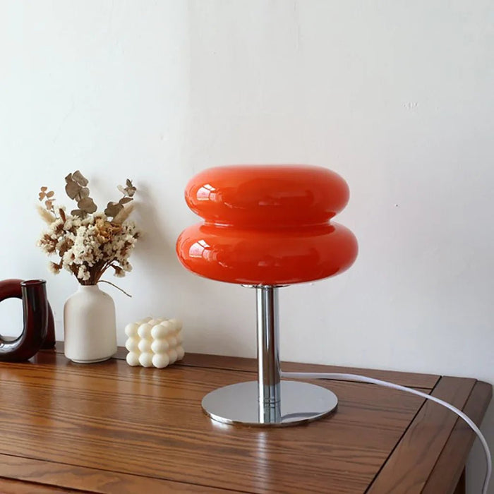 Finn Bauhaus Minimalist Glass Table Lamp - Simprolos