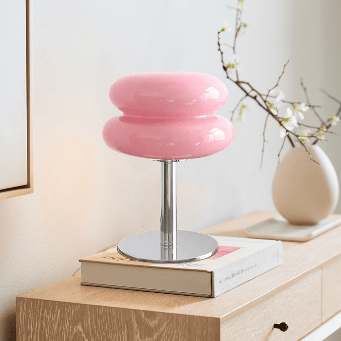 Finn Bauhaus Minimalist Glass Table Lamp - Simprolos