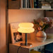 Finn Bauhaus Minimalist Glass Table Lamp - Simprolos