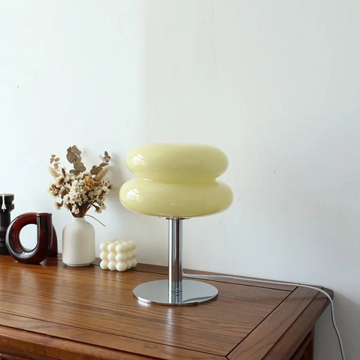 Finn Bauhaus Minimalist Glass Table Lamp - Simprolos
