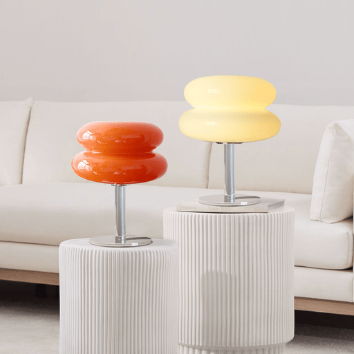 Finn Bauhaus Minimalist Glass Table Lamp - Simprolos