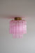 Fiora Pink Glass Ceiling Lamp - Simprolos