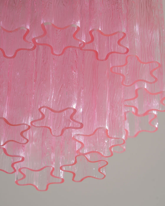 Fiora Pink Glass Ceiling Lamp - Simprolos