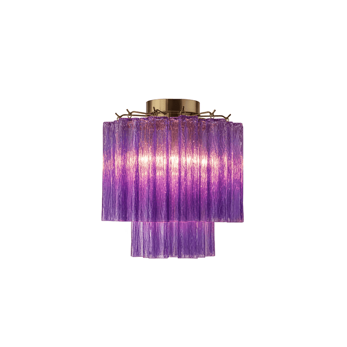 Fiora Pink Glass Ceiling Lamp - Simprolos