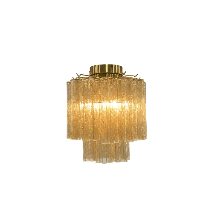 Fiora Pink Glass Ceiling Lamp - Simprolos