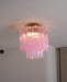 Fiora Pink Glass Ceiling Lamp - Simprolos