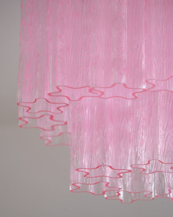Fiora Pink Glass Ceiling Lamp - Simprolos