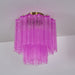 Fiora Purple Glass Ceiling Lamp - Simprolos