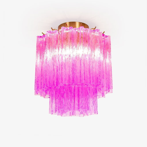 Fiora Purple Glass Ceiling Lamp - Simprolos