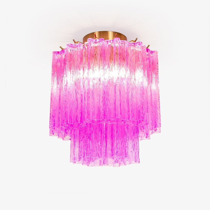 Fiora Purple Glass Ceiling Lamp - Simprolos