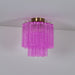 Fiora Purple Glass Ceiling Lamp - Simprolos