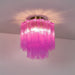 Fiora Purple Glass Ceiling Lamp - Simprolos