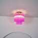 Fiora Purple Glass Ceiling Lamp - Simprolos