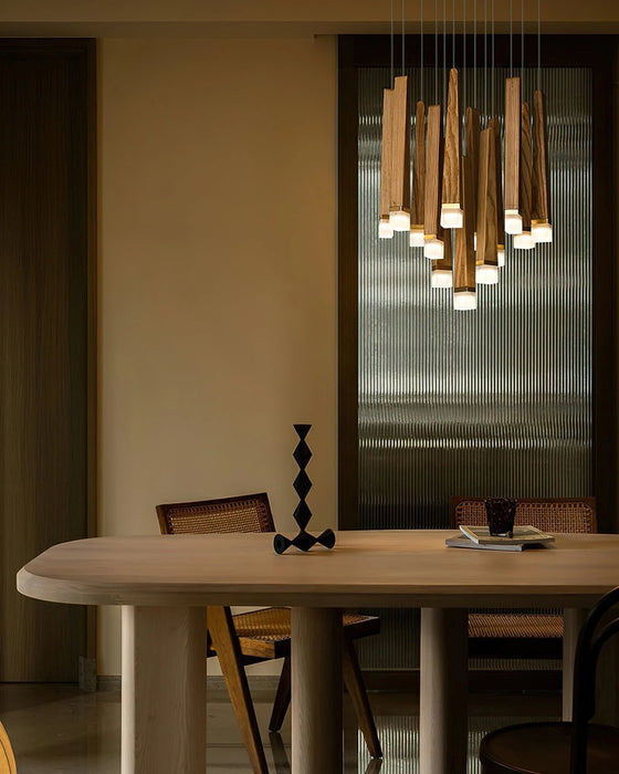 Firewood Stick Chandelier - Simprolos