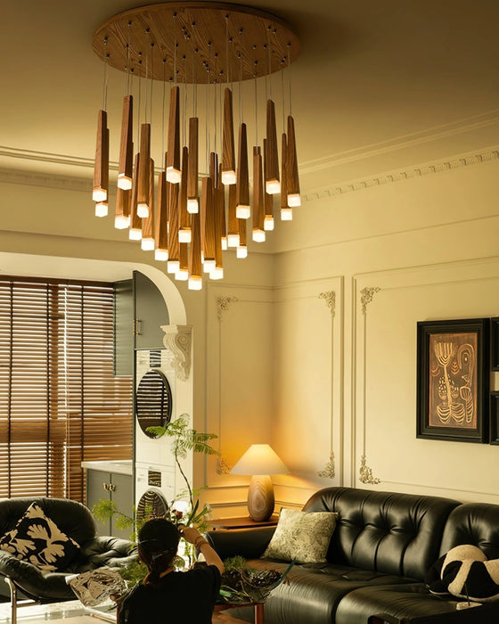 Firewood Stick Chandelier - Simprolos