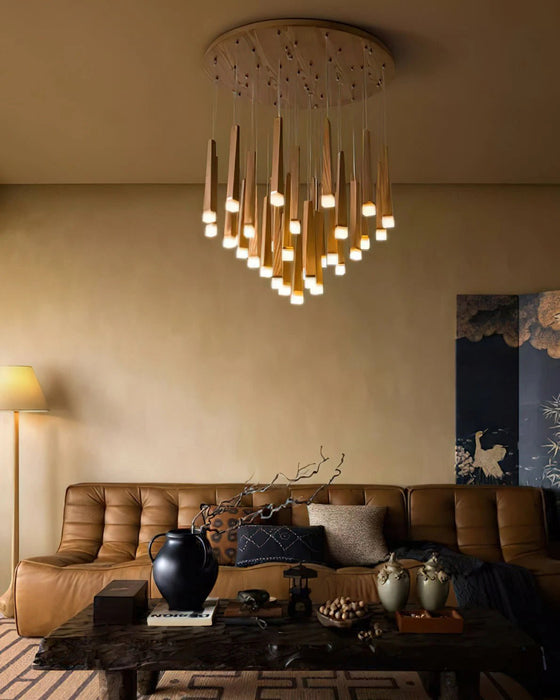 Firewood Stick Chandelier - Simprolos