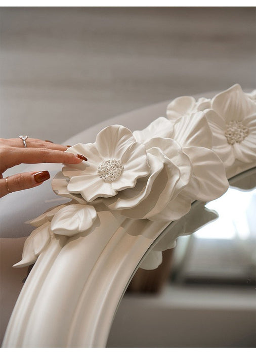 Floral Carve Vanity Mirror - Simprolos