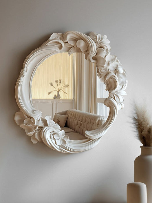 Floral Carve Vanity Mirror - Simprolos